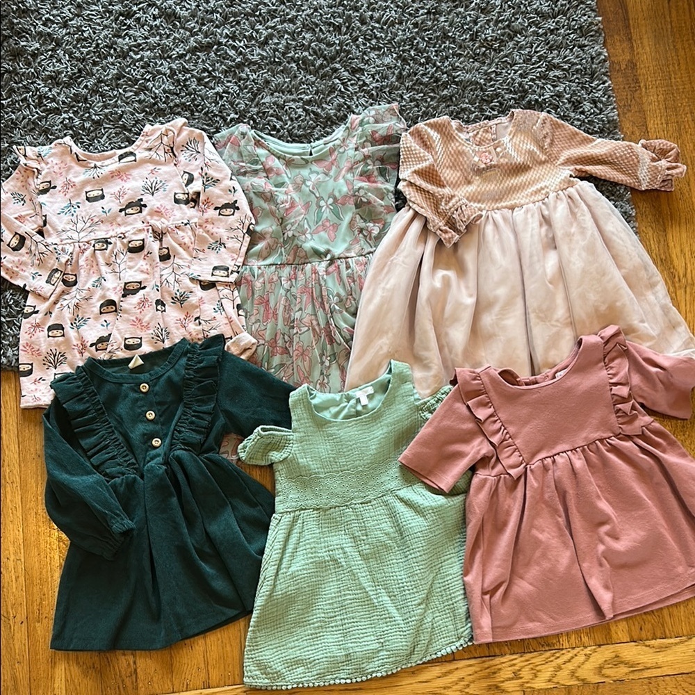 Little Girl Toddler Dress Bundle Sizes 2-3T